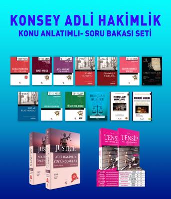 ADLİ HAKİMLİK KONU ANLATIMLI - SORU BANKASI SETİ