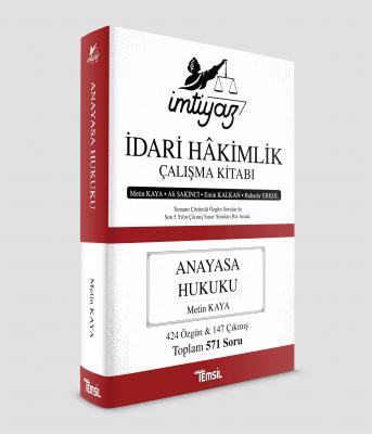 İMTİYAZ İDARİ HÂKİMLİK ÇALIŞMA KİTABI ANAYASA HUKUKU