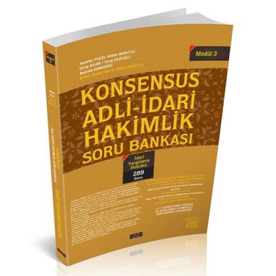 KONSENSUS Adli İdari Hakimlik İdari Yargılama Hukuku Soru Bankası Modül 3