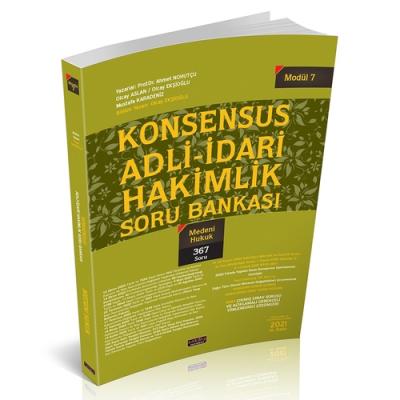 KONSENSUS Adli İdari Hakimlik Medeni Hukuk Soru Bankası Modül 7