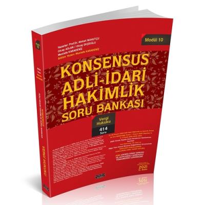 KONSENSUS Adli İdari Hakimlik Vergi Hukuku Soru Bankası Modül 10