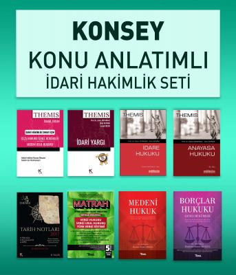 KONSEY İDARİ HAKİMLİK KONU ANLATIMLI SET