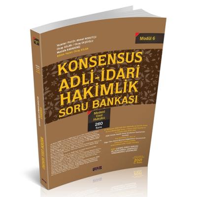KONSENSUS Adli İdari Hakimlik Medeni Usul Hukuku Soru Bankası Modül 6