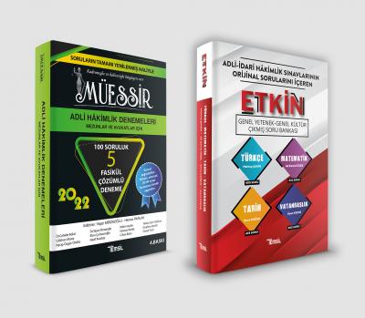 Müessir Adli Deneme + Etkin GK-GY Çıkmış Soru Bankası Seti