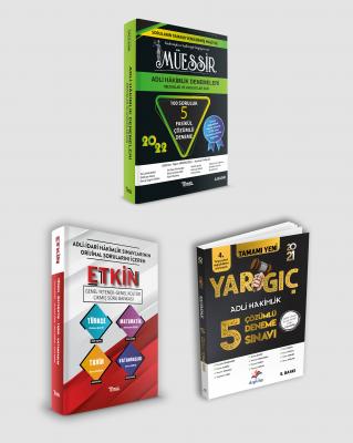 Müessir - Yargıç Adli Deneme + Etkin GK-GY Çıkmış Soru Bankası Seti