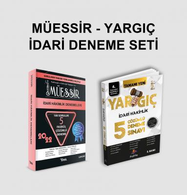 Müessir + Yargıç İdari Hakimlik Deneme Seti