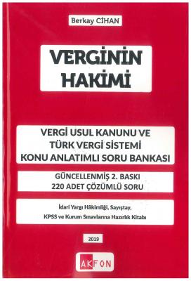 Verginin Hakimi Vergi Usul Kanunu Ve Türk Vergi Sistemi Konu Anlatımlı