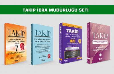 Takip İcra Müdürlüğü ve Müdür Yardımcılığı 4'lü Set
