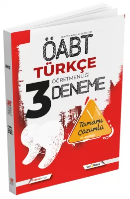 ÖABT Türkçe Öğretmenliği 3 Deneme Çözümlü Komisyon