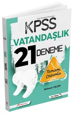 KPSS Vatandaşlık 21 Deneme Çözümlü Mehmet Yalçın