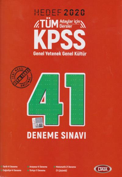 Kpss Genel Yetenek Genel Kultur 41 Deneme Sinavi 30 Indirimli