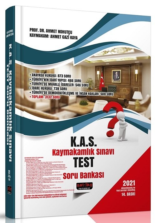Kas Kaymakamlik Sinavi Test Soru Bankasi Ahmet Nohutcu