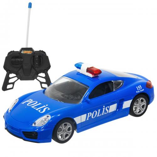 Sunman 1:20 Kumandalı Suncon Şarjlı Polis Arabası