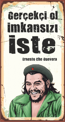Che Guevara Ahşap Poster
