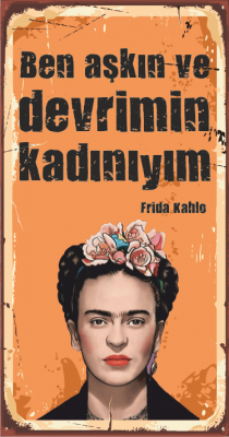 Frida Kahlo Ahşap Poster