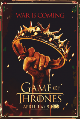 Game of Thrones Ahşap Poster