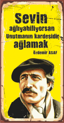 Özdemir Asaf Ahşap Poster
