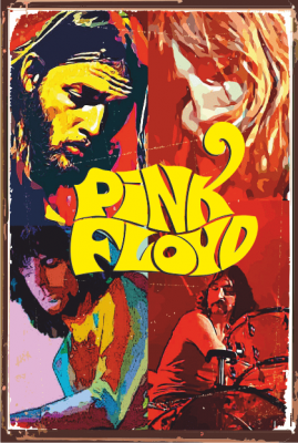 Pink Floyd Ahşap Poster