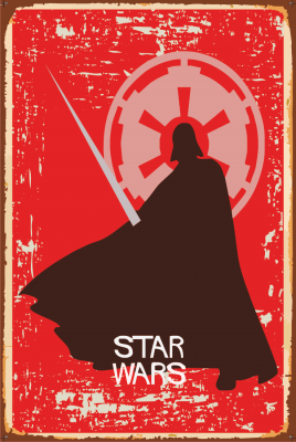 Star Wars Ahşap Poster