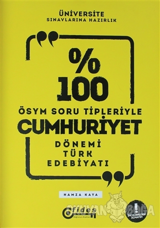 %100 Cumhuriyet Dönemi Türk Edebiyatı - Kolektif - Fides Yayıncılık