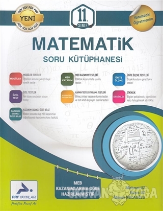 11. Sınıf Matematik Soru Kütüphanesi - Mehmet Uz - PRF Yayınları