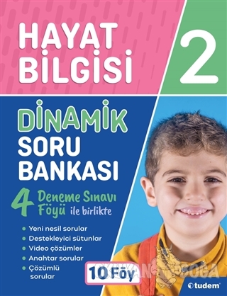 2. Sınıf Hayat Bilgisi Dinamik Soru Bankası (10 Föy) - Kolektif - Tude