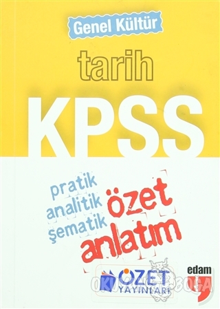 2014 KPSS Genel Kültür Tarih Özet Anlatım - Kolektif - Özet Yayınları