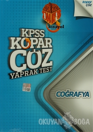 2014 KPSS Kopar Çöz Yaprak Test - Coğrafya - Didem Şalva Vargeloğlu - 
