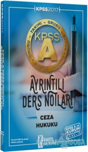 2017 KPSS A Grubu Ceza Hukuku Ayrıntılı Ders Notları