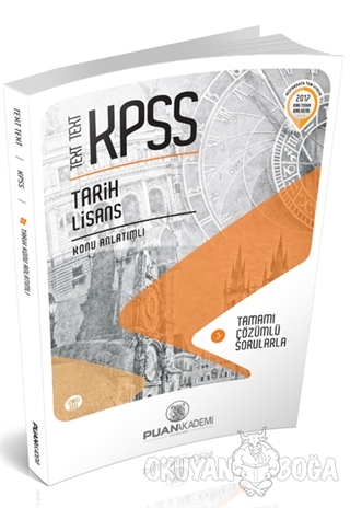 2017 KPSS Text Text Tarih Konu Anlatımlı