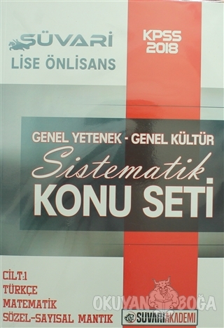 2018 KPSS Lise Önlisans Genel Yetenek Genel Kültür Sistematik Konu Set