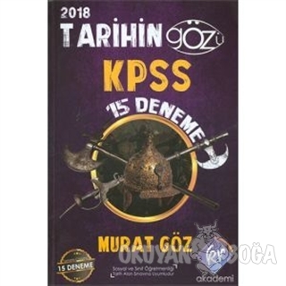 2018 KPSS Tarihin Gözü 15 Deneme - Murat Göz - KR Akademi Yayınları