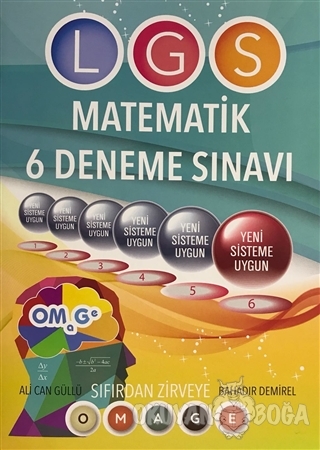 2018 LGS Matematik 6 Deneme Sınavı - Ali Can Güllü - Omage Yayınları
