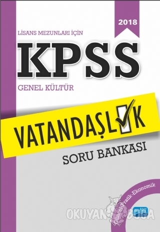 2018 Lisans Mezunları İçin KPSS Vatandaşlık Soru Bankası