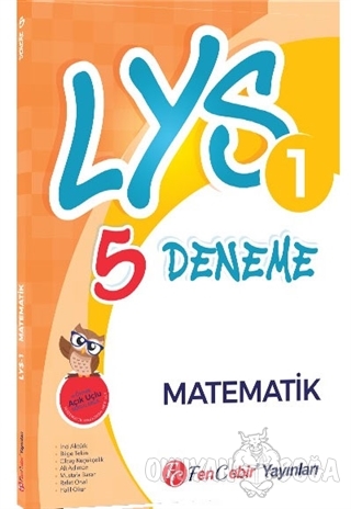 2018 LYS 1 Matematik 5 Deneme Sınavı - Kolektif - FenCebir Yayınları