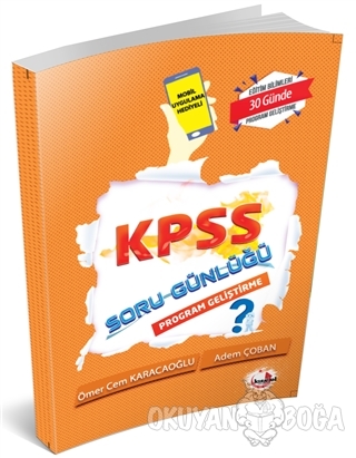 2019 KPSS Soru Günlüğü - Program Geliştirme - Ömer Cem Karacaoğlu - Kı