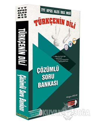 2019 TYT KPSS ALES DGS MSÜ Türkçenin Dili Çözümlü Soru Bankası - Hüsey