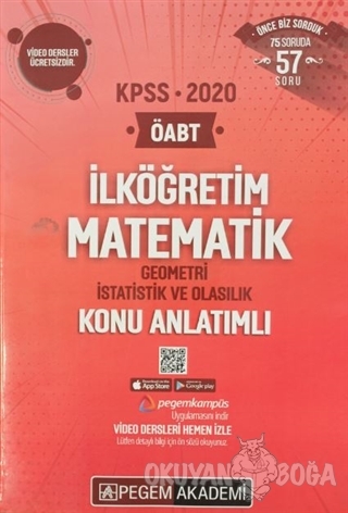 2020 KPSS İlköğretim Matematik Geometri İstatistik ve Olasılık Konu An