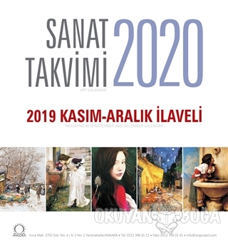 2020 Sanat Masa Takvimi - 2019 Kasım - Aralık İlaveli - Kolektif - Ang