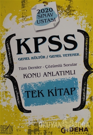 2020 Sınav Ustası KPSS Tüm Dersler Çözümlü Sorular Konu Anlatımlı Tek Kitap