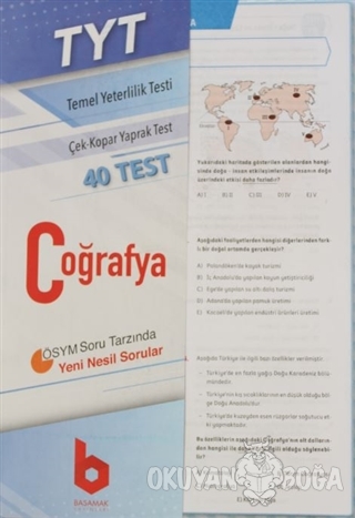 2020 TYT Coğrafya Çek - Kopar Yaprak Test - Kolektif - Basamak Yayınla