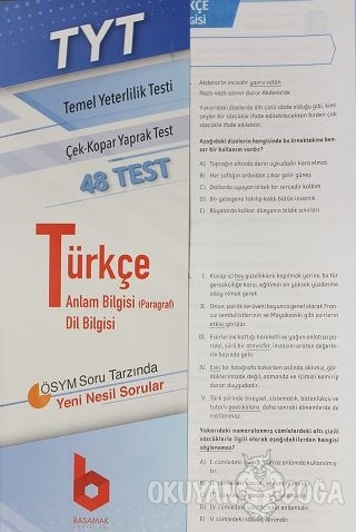 2020 TYT Türkçe Çek - Kopar Yaprak Test - Kolektif - Basamak Yayınları