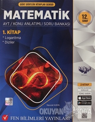 2021 12. Sınıf Dört Dörtlük Kitaplar Serisi Matematik AYT Konu Anlatım