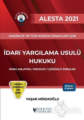 2021 Alesta İdari Yargılama Usulü Hukuku - Yaşar Mirzaoğlu - Lex-Tax Y