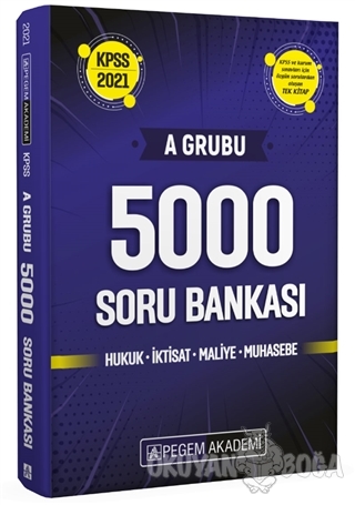 2021 KPSS A Grubu 5000 Soru Bankası - Kolektif - Pegem Akademi Yayıncı