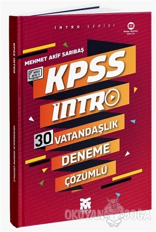 2021 KPSS Intro 30 Vatandaşlık Deneme Çözümlü - Mehmet Akif Sarıbaş - 