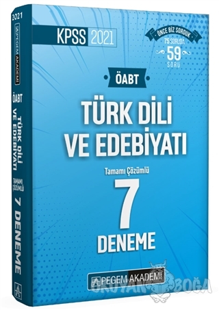 2021 KPSS ÖABT Türk Dili ve Edebiyatı Tamamı Çözümlü 7 Deneme - Kolekt