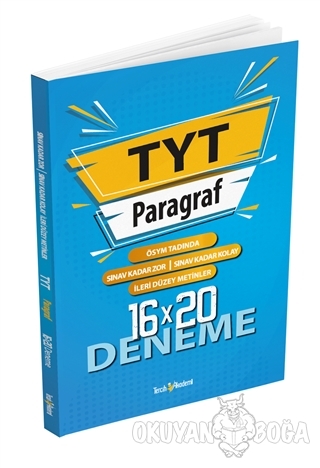 2021 TYT Paragraf 16x20 Deneme - Kolektif - Tercih Akademi Yayınları