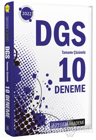 2022 DGS Tamamı Çözümlü 10 Deneme - Kolektif - Pegem Akademi Yayıncılı