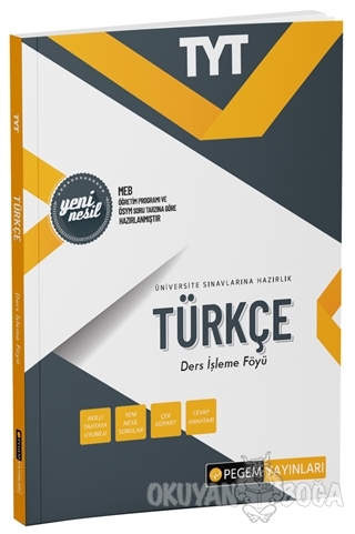 2022 TYT Türkçe Ders İşleme Föyü - Kolektif - Pegem Akademi Yayıncılık